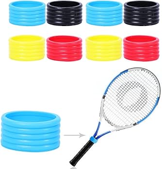 Amazon | 色：4色、各色、合計8 グリップテープ テニス グリップ